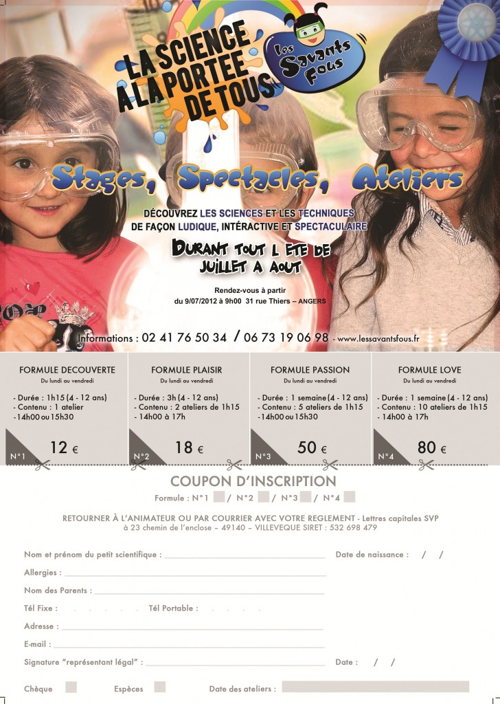 Bulletin inscription