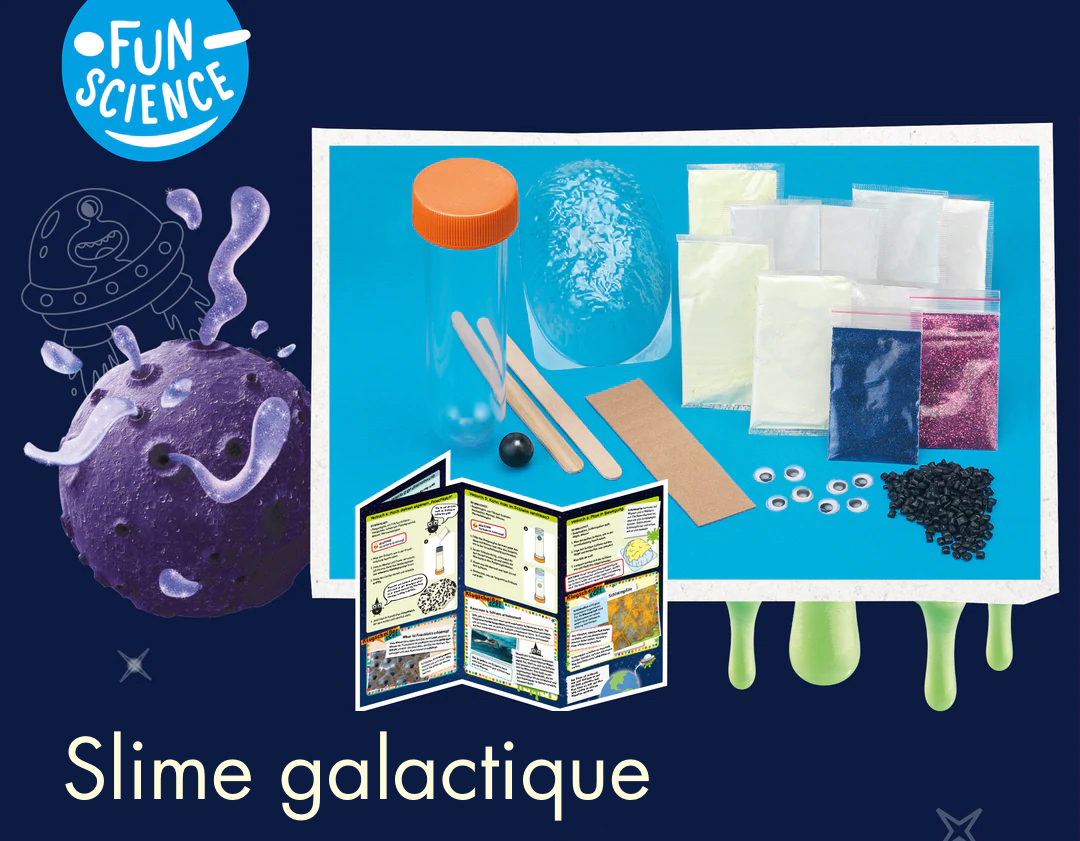 Kit de fabrication de slime galactique (notice en français)