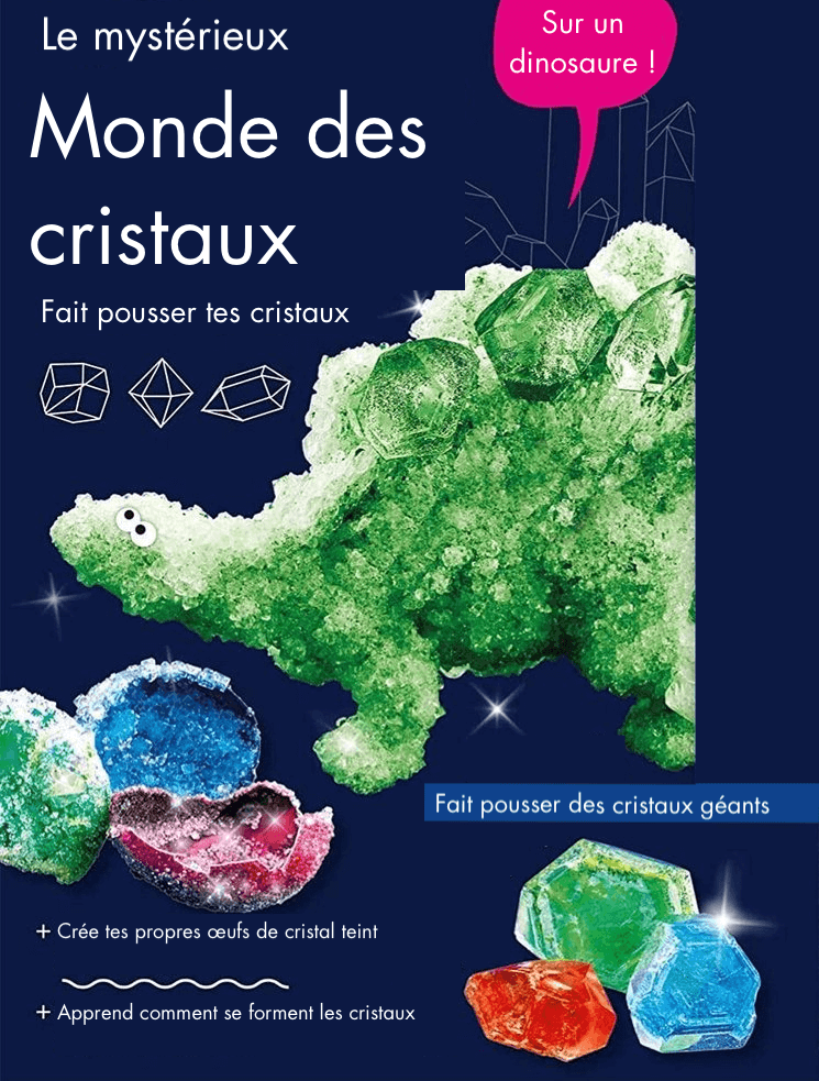 Kit monde de cristaux (notice en français)