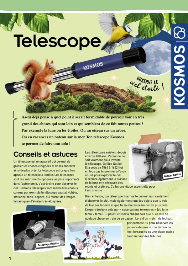 Historique du télescope et inventeurs