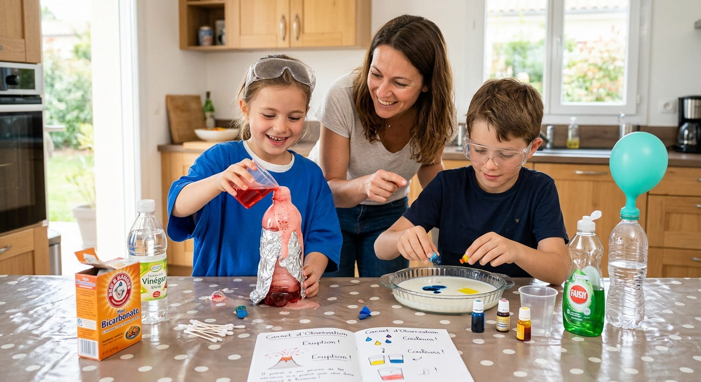 15 expériences scientifiques faciles à faire à la maison avec vos enfants